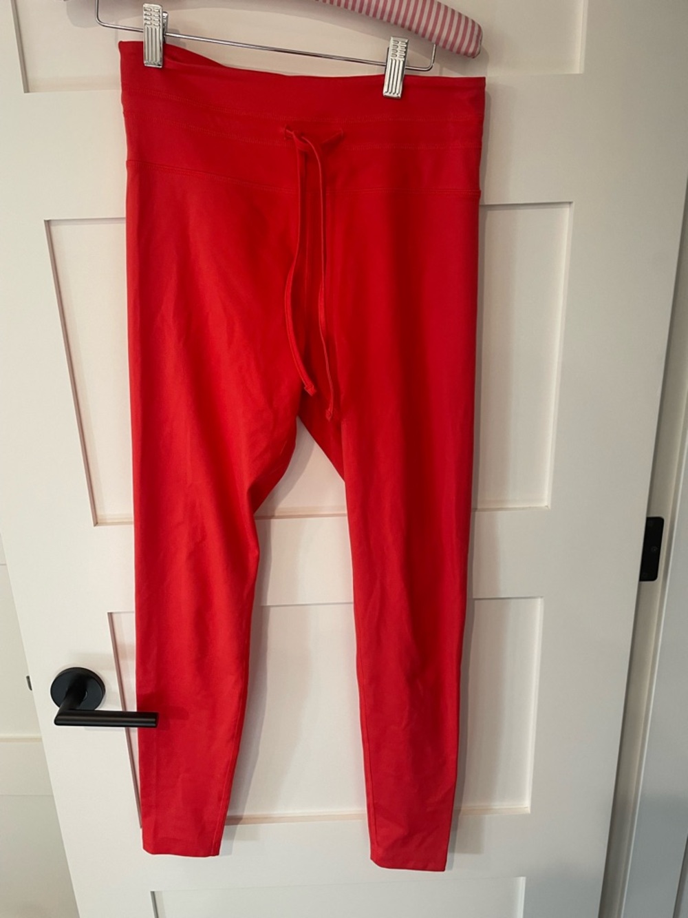 Girlfriend Collective Blood Orange Drawstring leggings